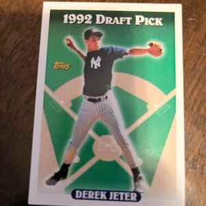 1992 Topps Derek Jeter Draft Pick Card